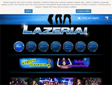 Tablet Screenshot of lazeriai.lt